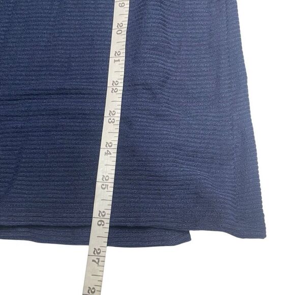 Velvet by Graham & Spencer Navy Waterfall Open Front Cardigan N0288 - Picture 5 of 7